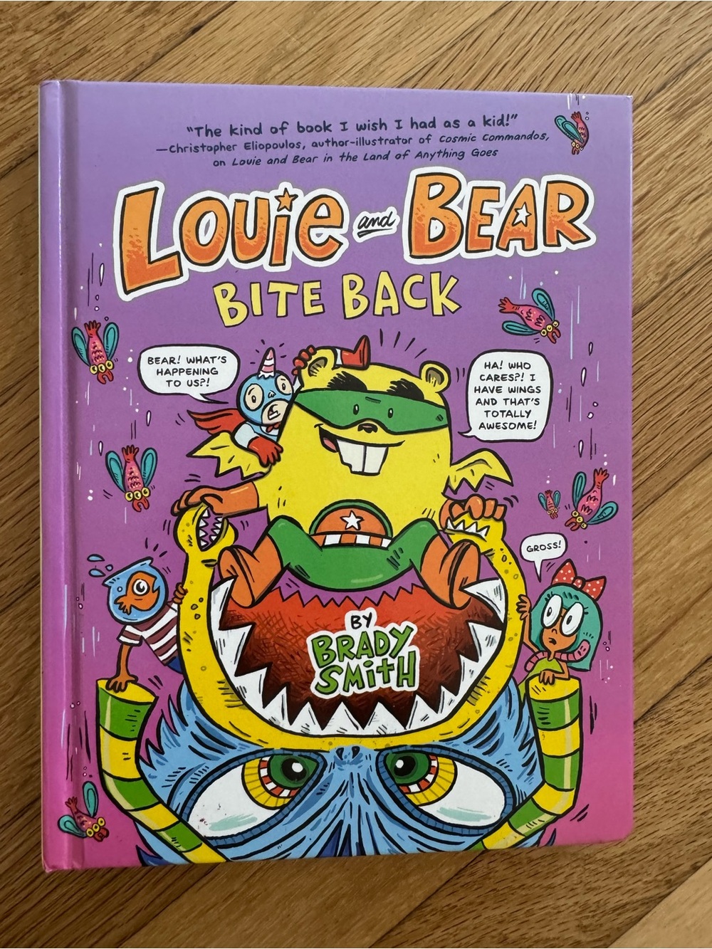 Louie and Bear Bite Back Hardcover Children’s Graphic Novel Book